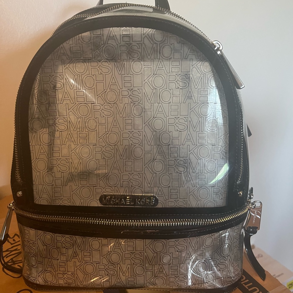 Clear backpack MICHAEL KORS